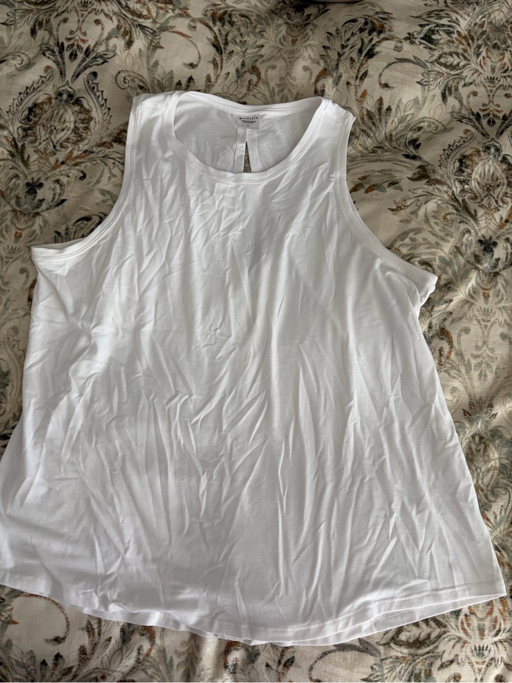 Athleta white tank top